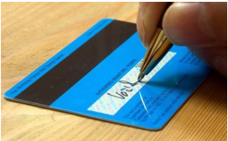信用卡签名用什么笔（信用卡签名用什么笔签）